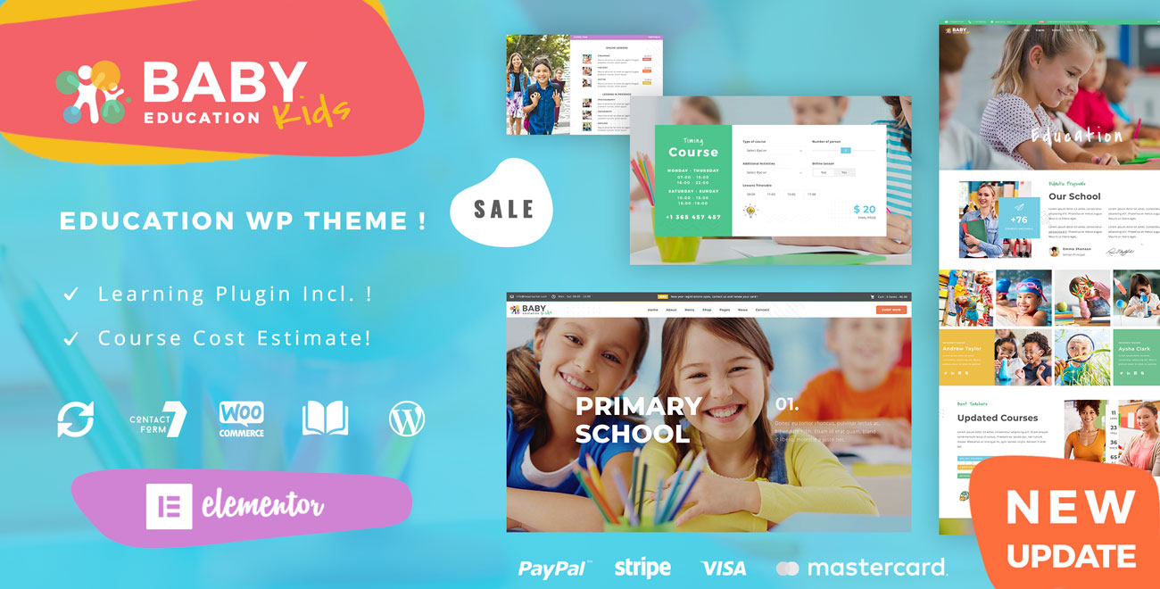 Primary School WordPress Theme Preview