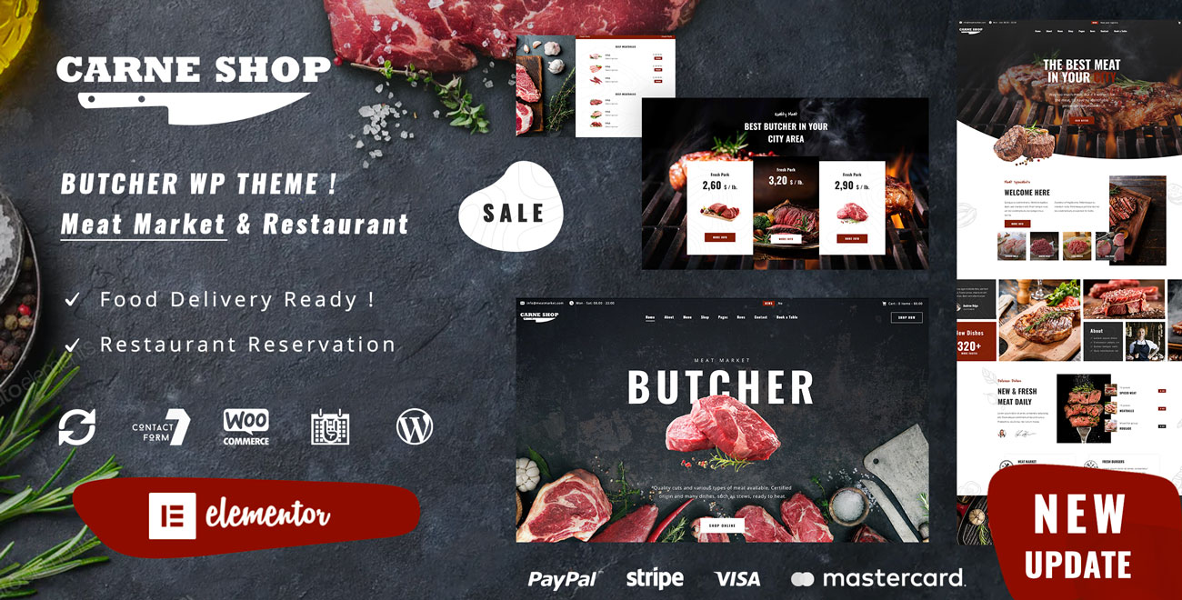 Butcher WordPress Theme Preview