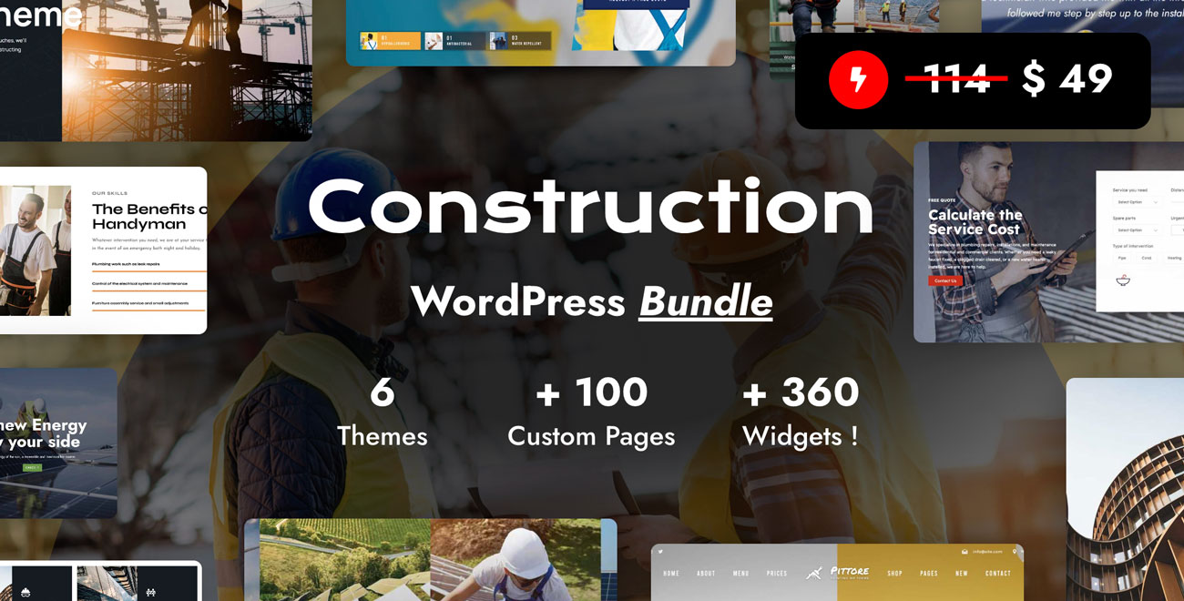 WordPress Themes for Builders