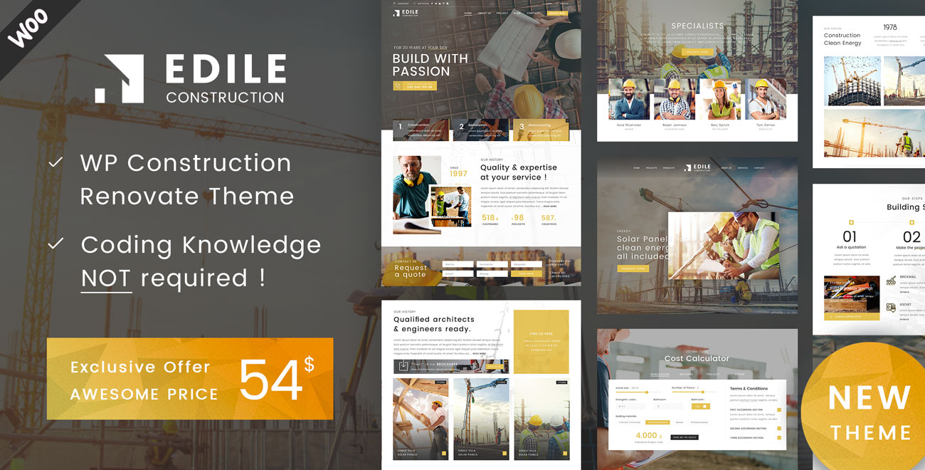 Construction Wp Theme Preview