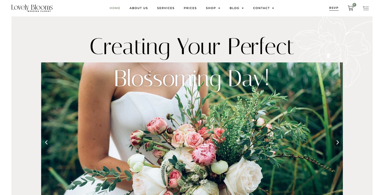 Florist WordPress Theme Preview