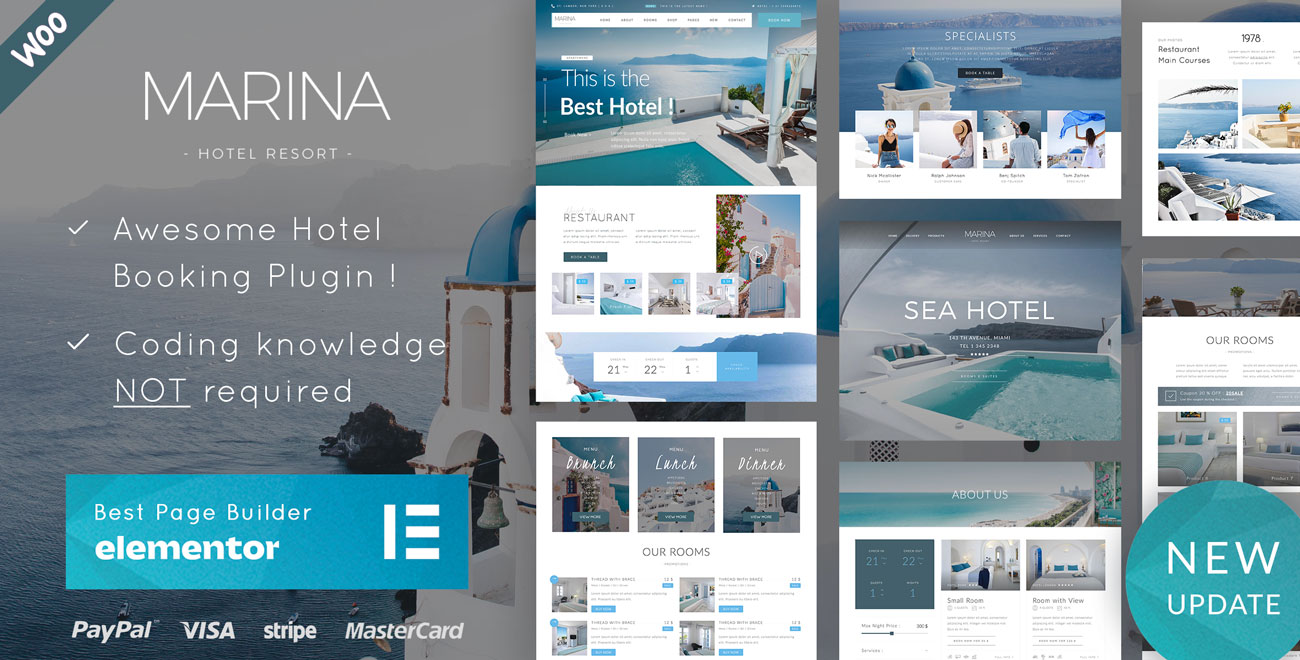 Hotel Resort WordPress Theme Preview