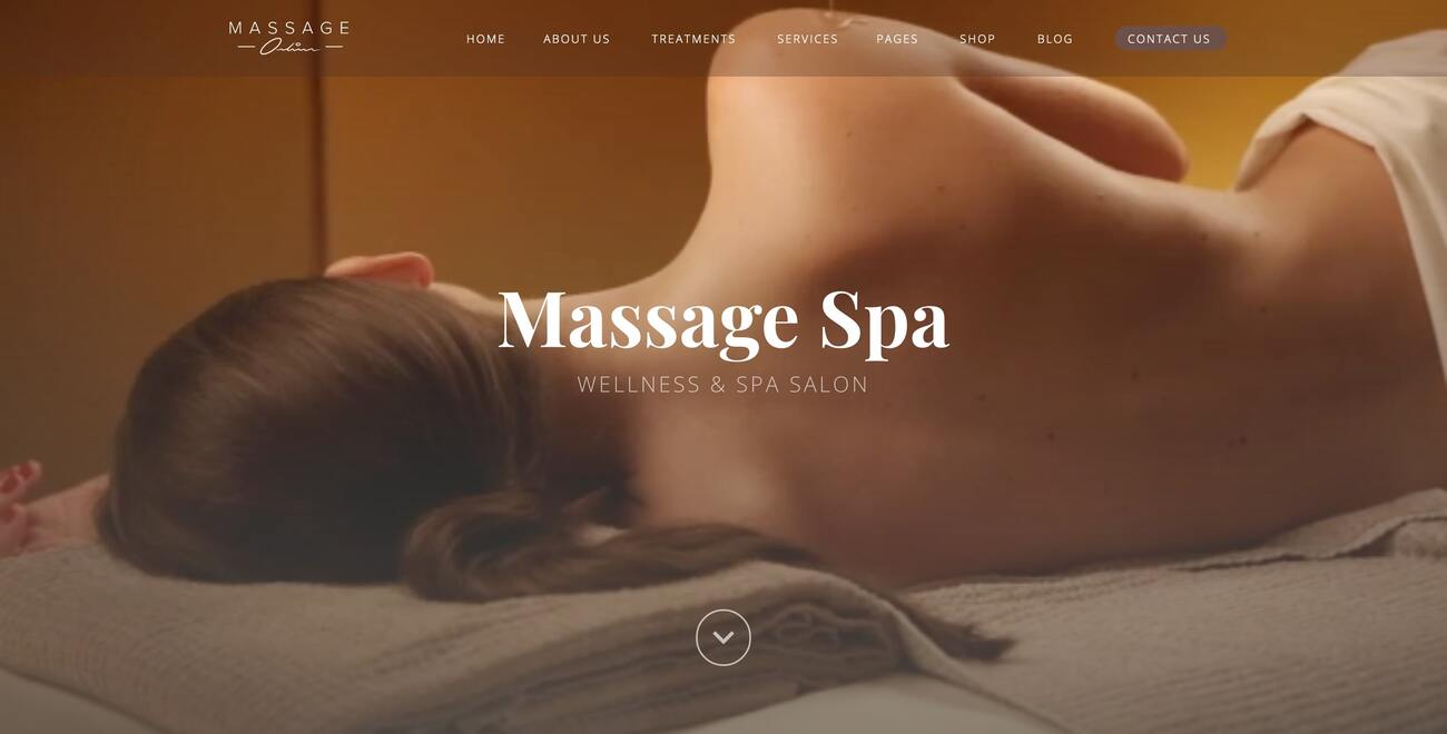 Massage WordPress Theme Preview