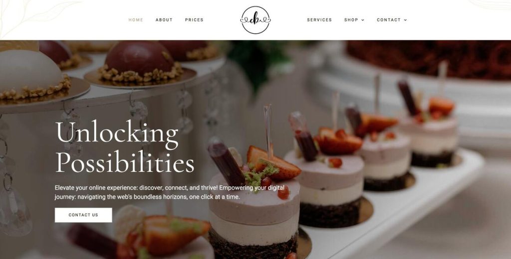 Bakes and Cakes WordPress Theme Preview
