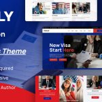 Immigration WordPress Theme Preview