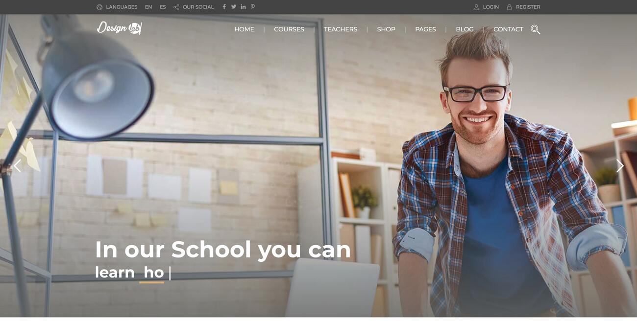 WordPress Theme For Education Website Preview