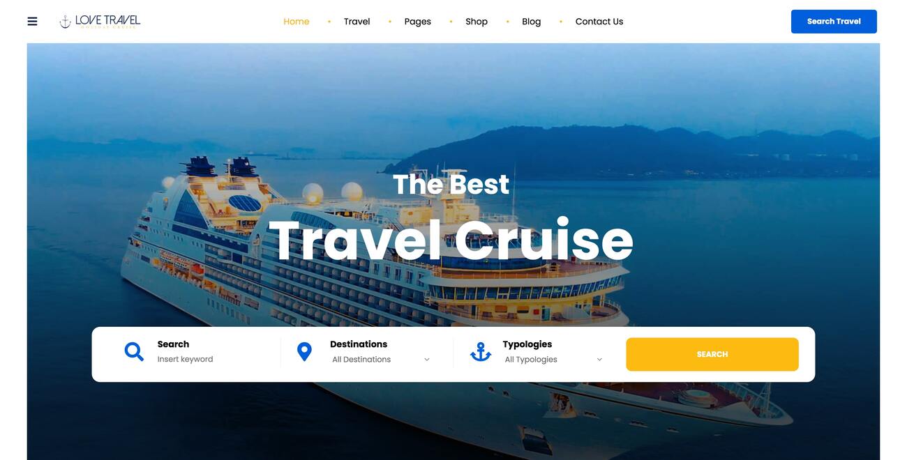 Cruise WordPress Theme Preview